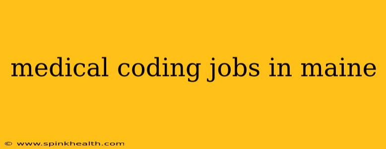 medical coding jobs in maine