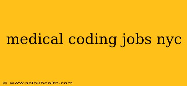 medical coding jobs nyc