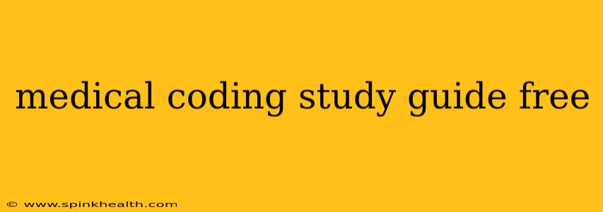 medical coding study guide free