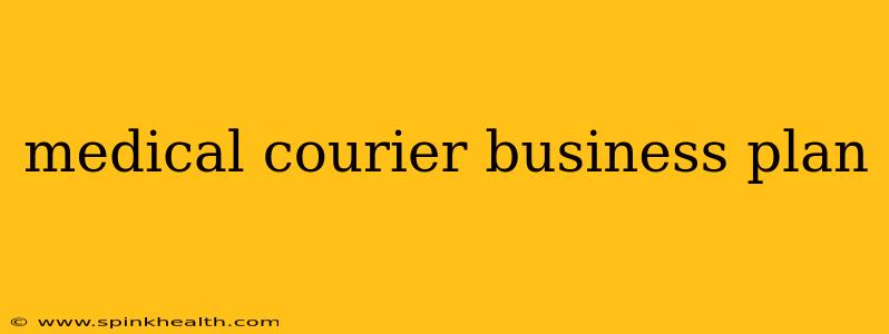 medical courier business plan
