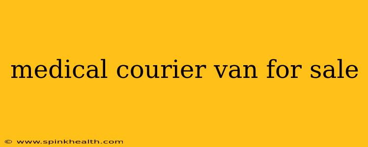 medical courier van for sale