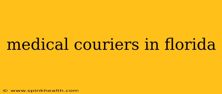 medical couriers in florida