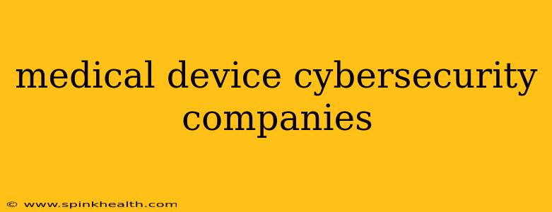 medical device cybersecurity companies