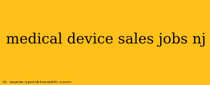 medical device sales jobs nj