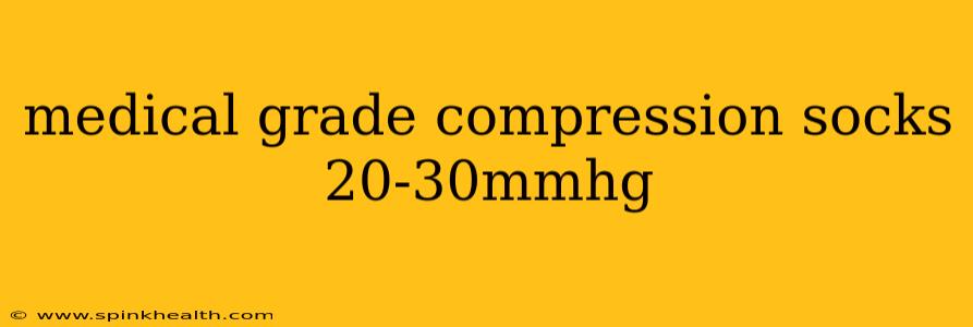 medical grade compression socks 20-30mmhg