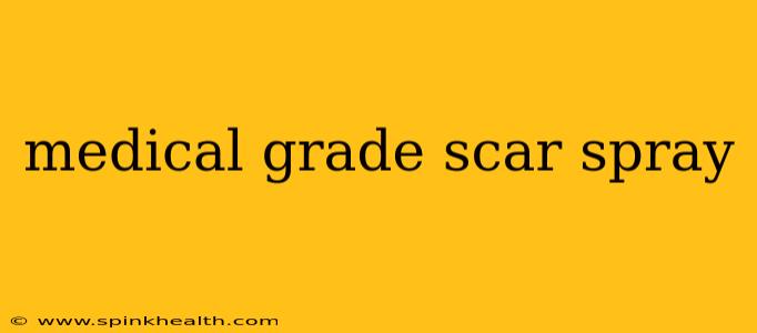 medical grade scar spray