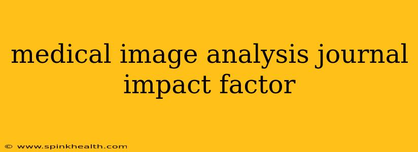 medical image analysis journal impact factor