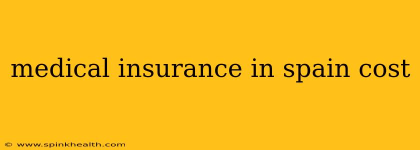 medical insurance in spain cost