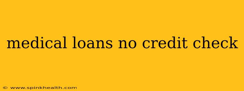medical loans no credit check