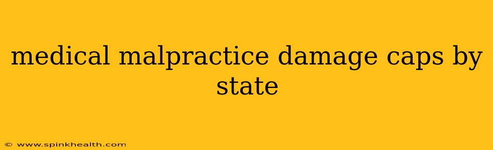 medical malpractice damage caps by state