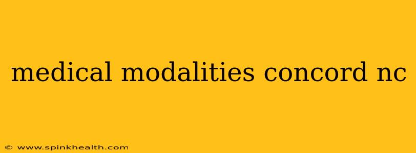 medical modalities concord nc