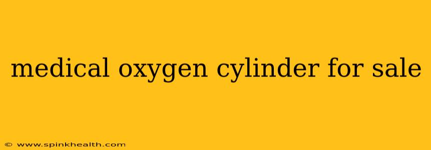 medical oxygen cylinder for sale