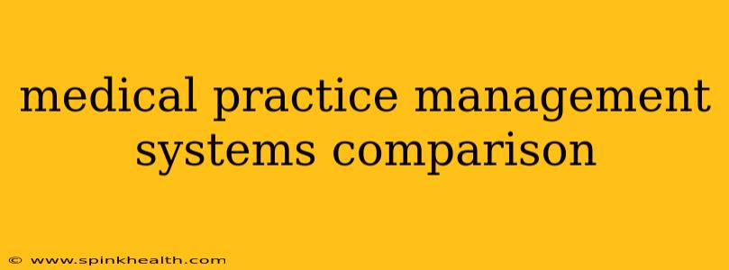 medical practice management systems comparison