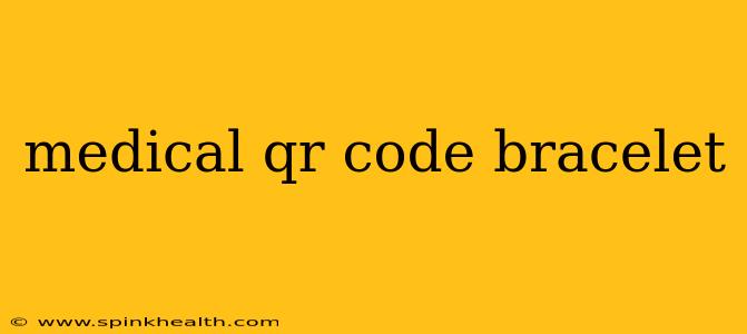 medical qr code bracelet
