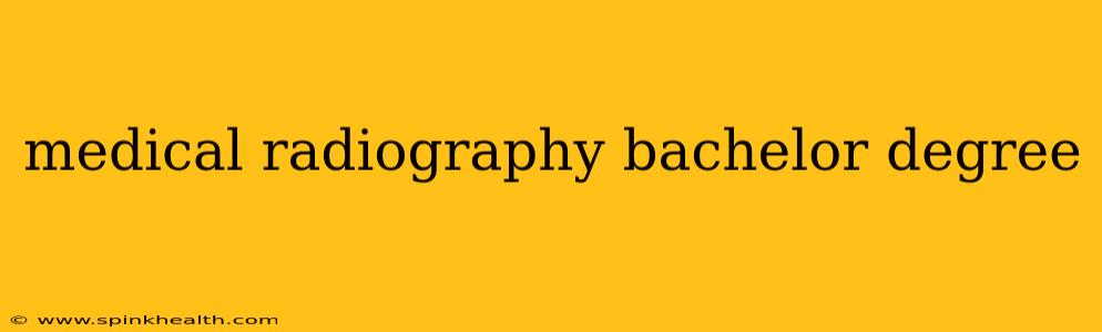 medical radiography bachelor degree