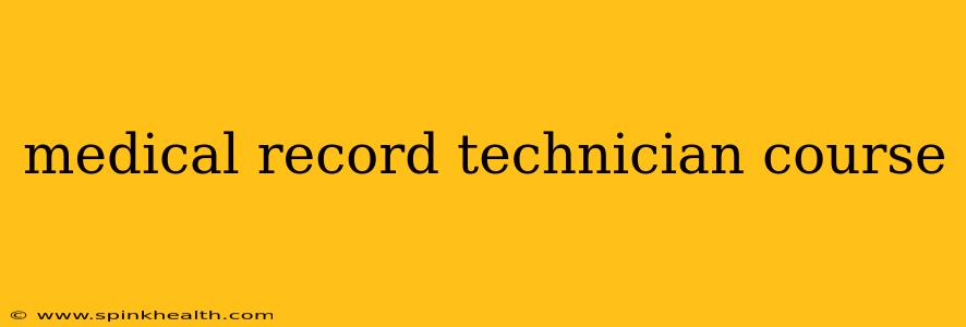 medical record technician course