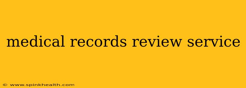 medical records review service