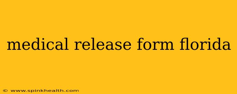 medical release form florida
