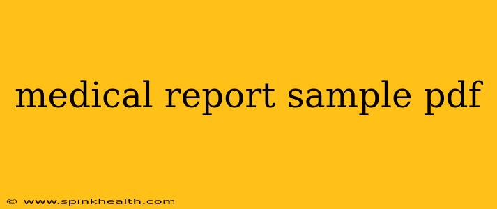 medical report sample pdf