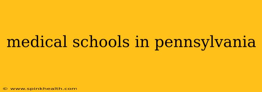 medical schools in pennsylvania