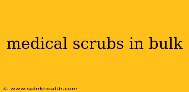 medical scrubs in bulk