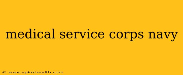 medical service corps navy