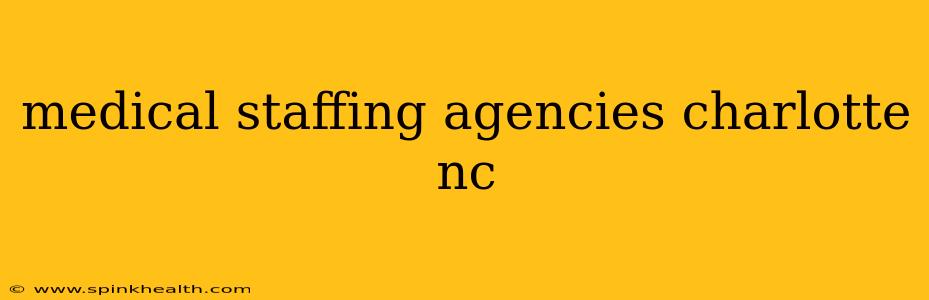 medical staffing agencies charlotte nc