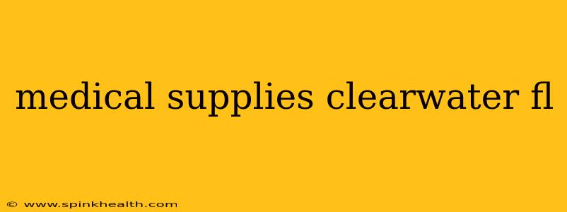 medical supplies clearwater fl