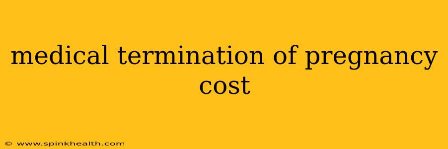 medical termination of pregnancy cost