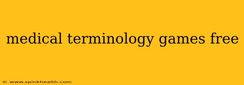 medical terminology games free