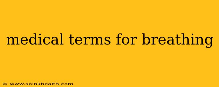medical terms for breathing
