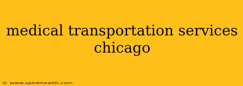 medical transportation services chicago