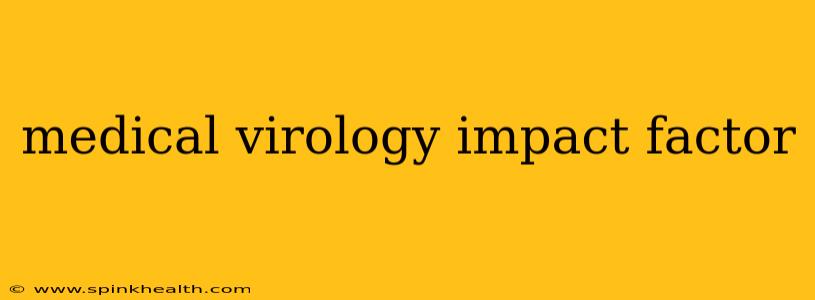 medical virology impact factor