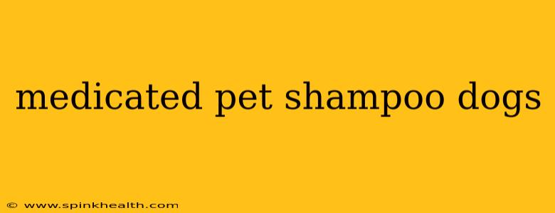 medicated pet shampoo dogs