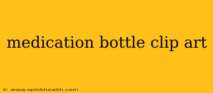 medication bottle clip art
