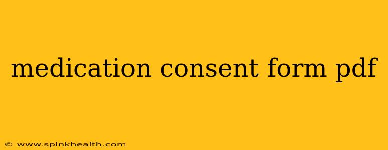 medication consent form pdf