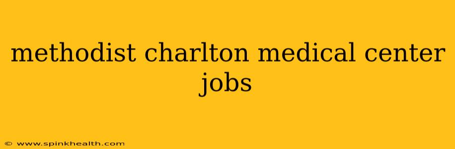 methodist charlton medical center jobs