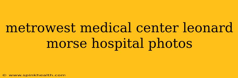 metrowest medical center leonard morse hospital photos