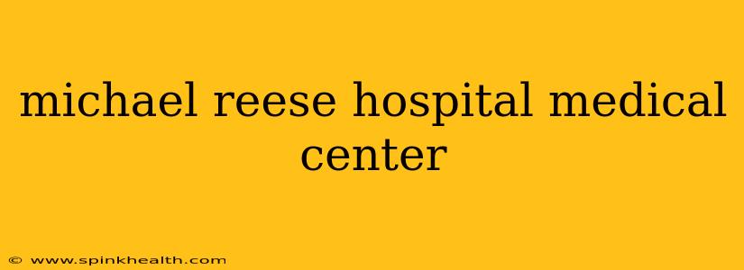 michael reese hospital medical center