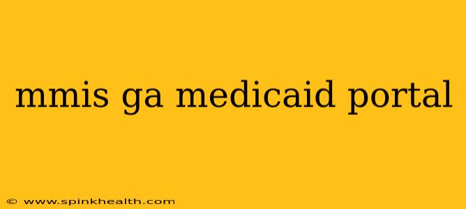 mmis ga medicaid portal