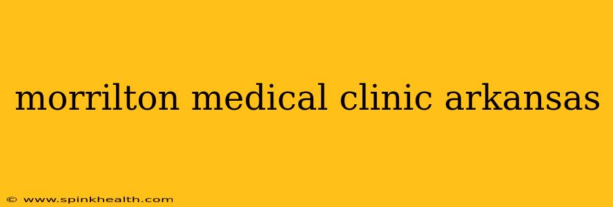 morrilton medical clinic arkansas