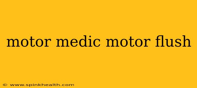 motor medic motor flush