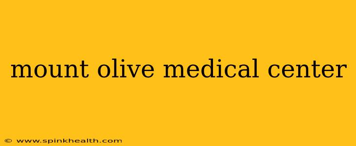mount olive medical center