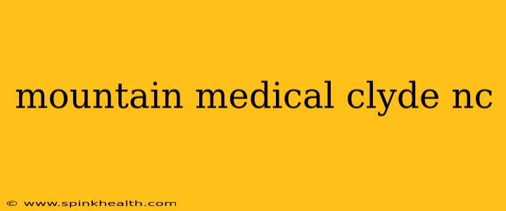 mountain medical clyde nc