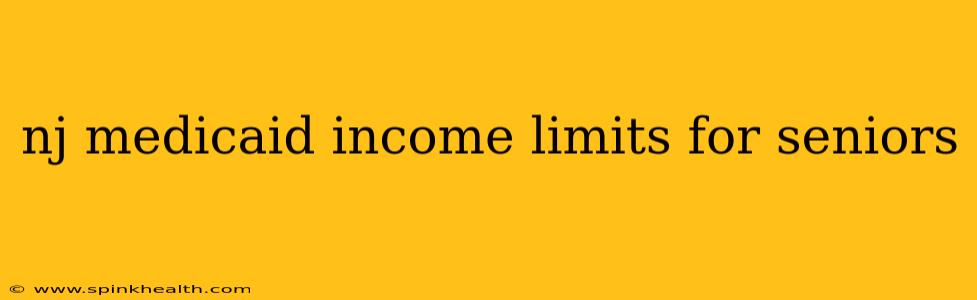 nj medicaid income limits for seniors