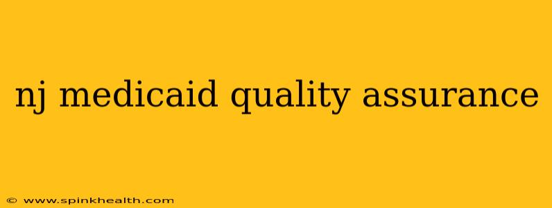 nj medicaid quality assurance
