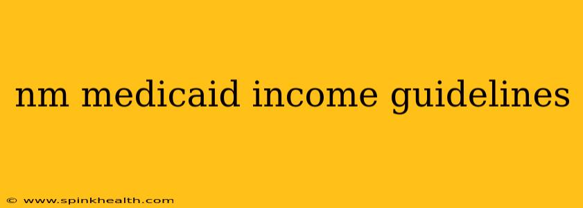 nm medicaid income guidelines