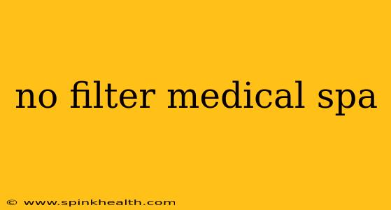 no filter medical spa