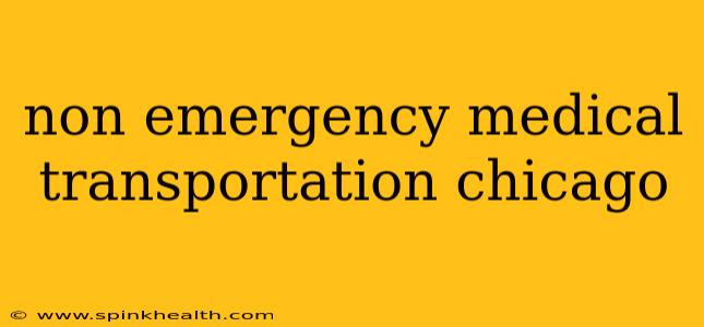 non emergency medical transportation chicago