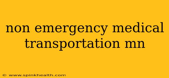 non emergency medical transportation mn